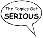 The Comics Get Serious logo